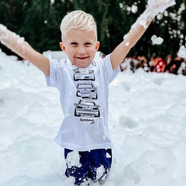 Koszulka Syndykat KIDS biała przód tył E92 E65 E60 chłopiec Germanfest.jpg