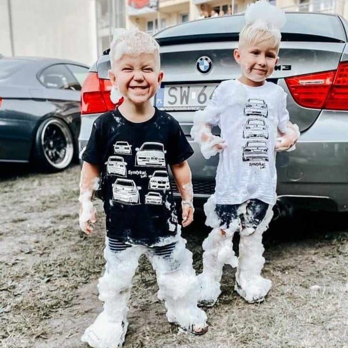 Koszulka Syndykat KIDS biała przód tył E92 E65 E60 chłopcy boys.jpg