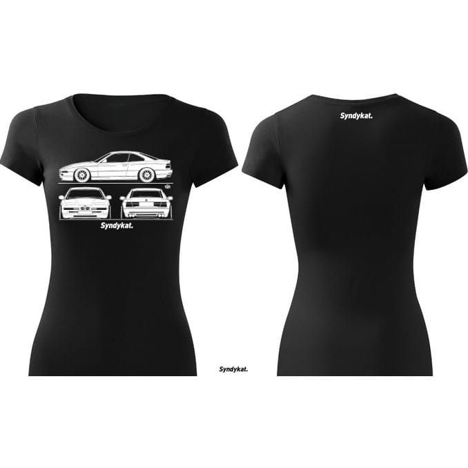 E31 BMW Syndykat koszulka damska czarna tshirt damski.jpg