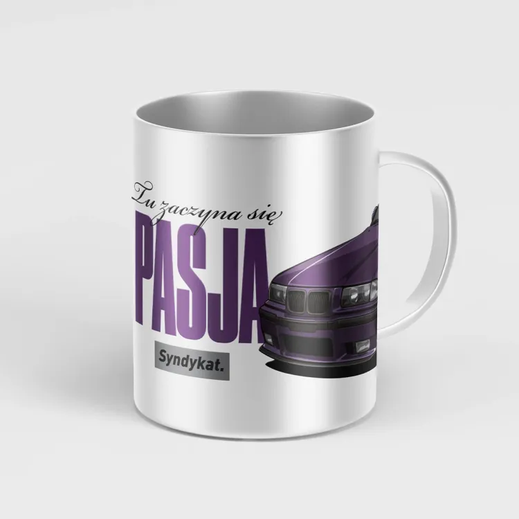 Kubek BMW E46 M3 coupe Tu zaczyna się PASJA Syndykat