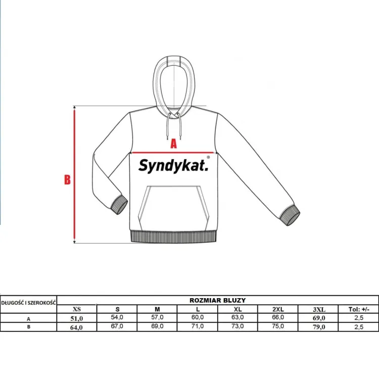 Rozmiarówka bluzy Syndykat prezent dla fana BMW Germanfest Chotowa E30 E36 E38 E39 E46 E60 E90 E92 F10.jpg