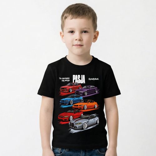 koszulka dziecięca BMW KIDS PASJA tshirt podkoszulek E30 E36 E46 E92 F82 G82 M3 M4 prezent dla fana.jpg