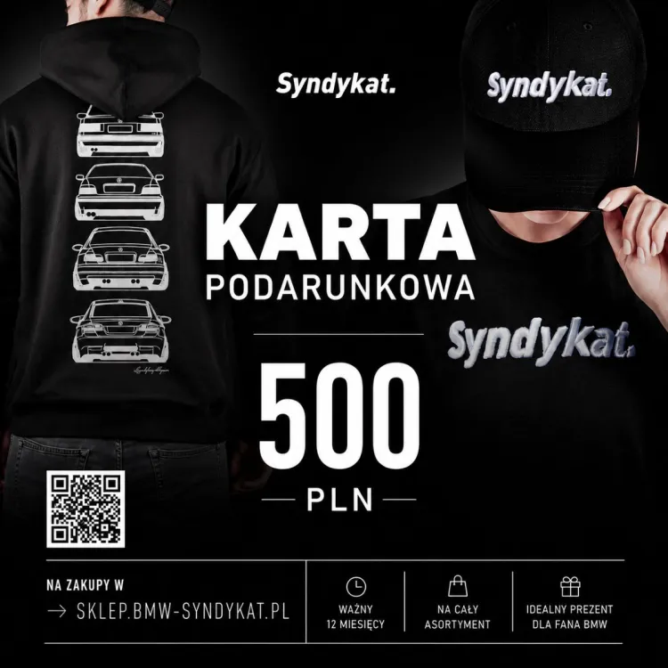 Wirtualna Karta Podarunkowa 500 PLN Prezent Dla Fana BMW Voucher GIFT na email Syndykat.jpg