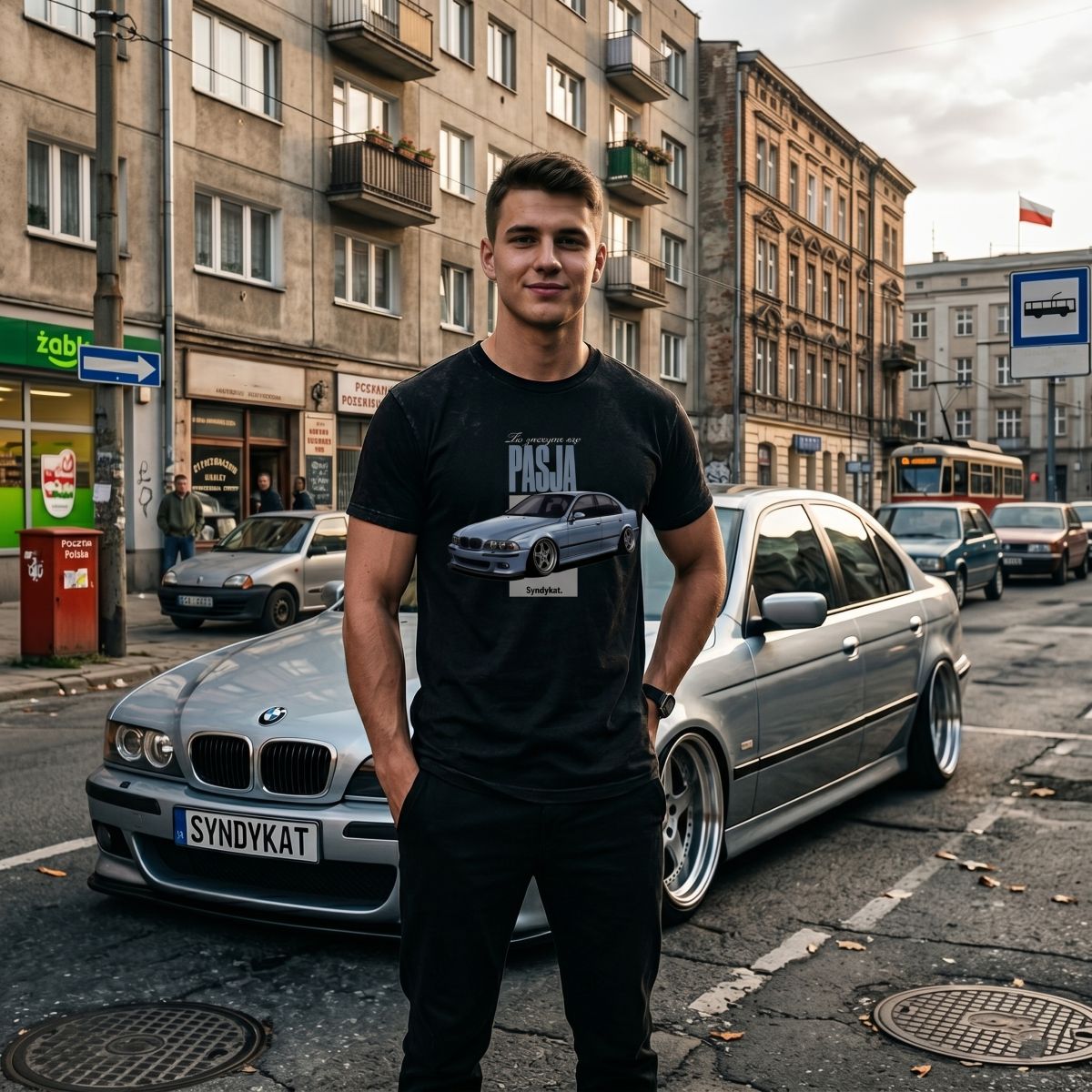 KOSZULKA BMW E39 M5 PASJA SYNDYKAT PREZENT DLA FANA BMW